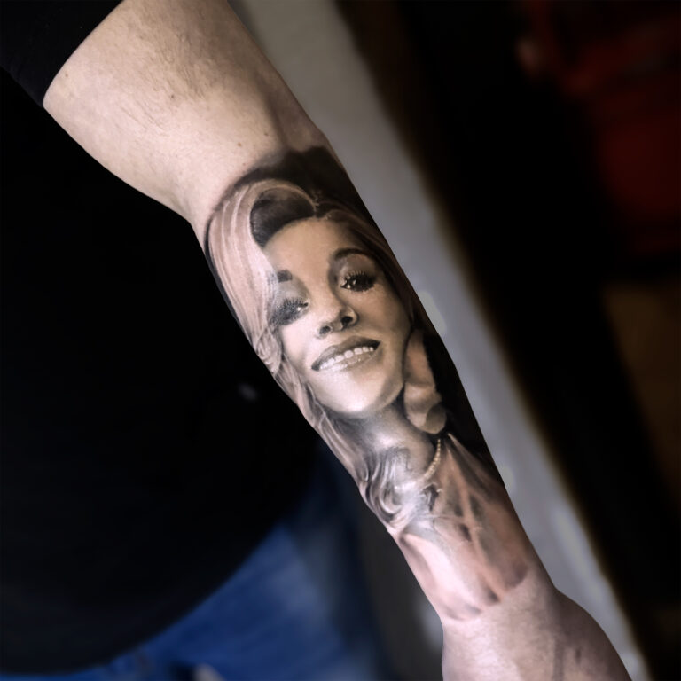 portret tatuaz studio szczecinek kattattoo f